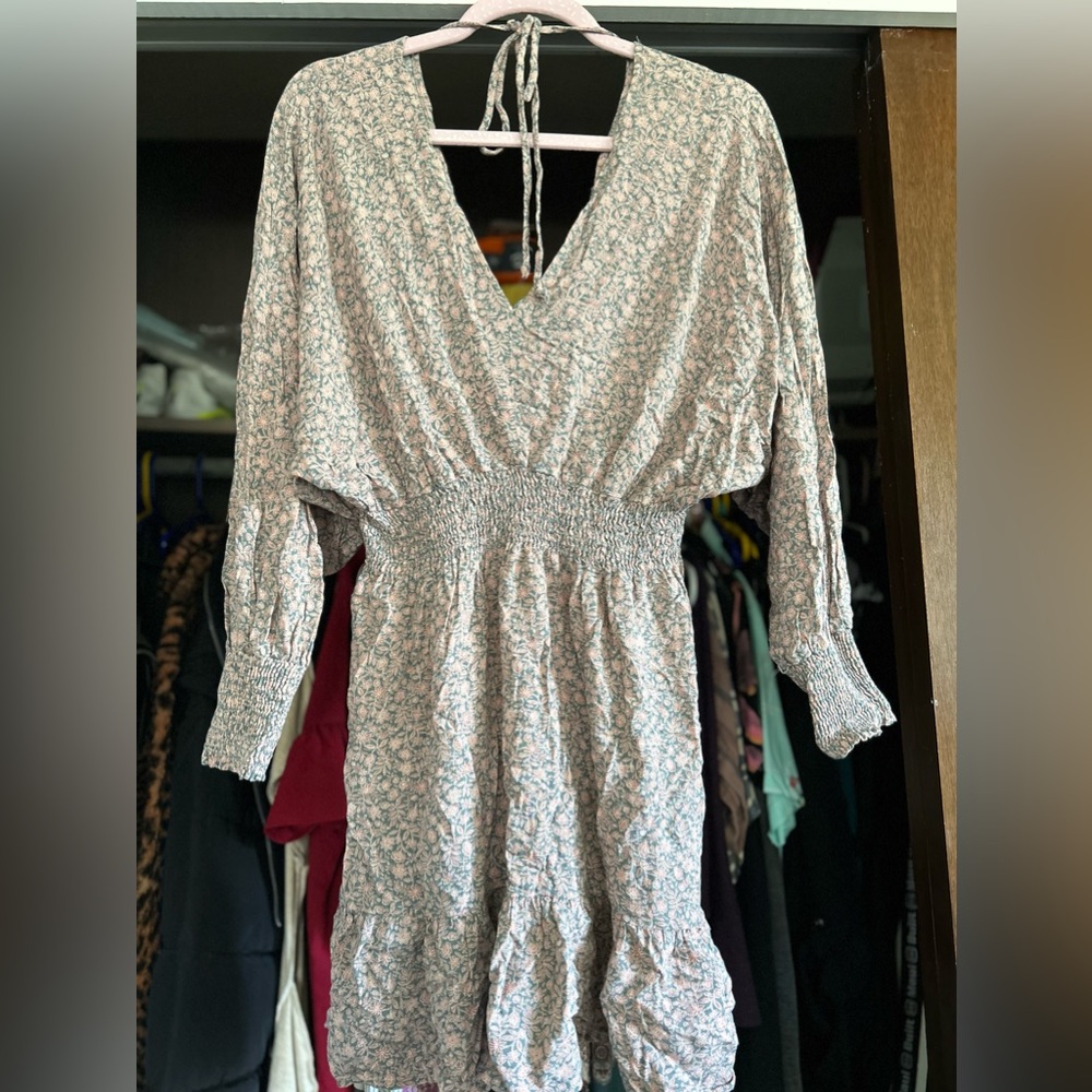 Mahina tropical plunge dress
